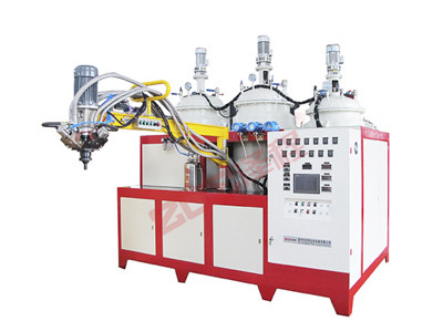 TPU全自動數(shù)控?zé)崴苄詮椥泽w澆注機 